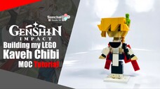 LEGO Genshin Impact Kaveh Chibi MOC Tutorial | Somchai Ud