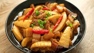 Đừng làm THỊT KHO bình thường nữa , làm THỊT KHO MĂNG ngon và đỡ ngán hơn nè | Caramelized Pork