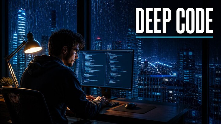 Rain on the Glass — LoFi Deep Work for Coding After Midnight | 65 Minutes