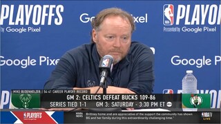 Jaylen Brown and Jayson Tatum killed our Giannis tonight - Mike Budenholzer on Celtics def Bucks