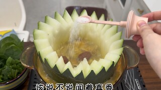 因为太爱吃冬瓜所以涮了块儿大的