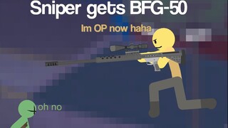 Sniper gets a BFG-50 - Tower Defense Simulator