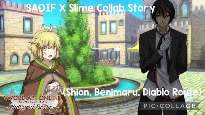 SAOIF X Slime Collab Story (Shion, Benimaru, Diablo Route)