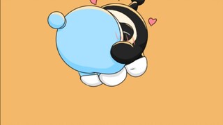 [Egg Party/Blue and Black/Handwritten Farewell Letter] "I Love You"