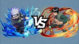 Kakashi Hatake vs. Might Guy