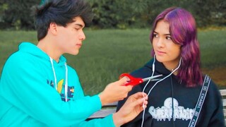 تحدي الانتحار: قم بقطع أسلاك سماعات الأذن الخاصة بالمارة العشوائيين... ثم أعطهم سماعات AirPods جديدة