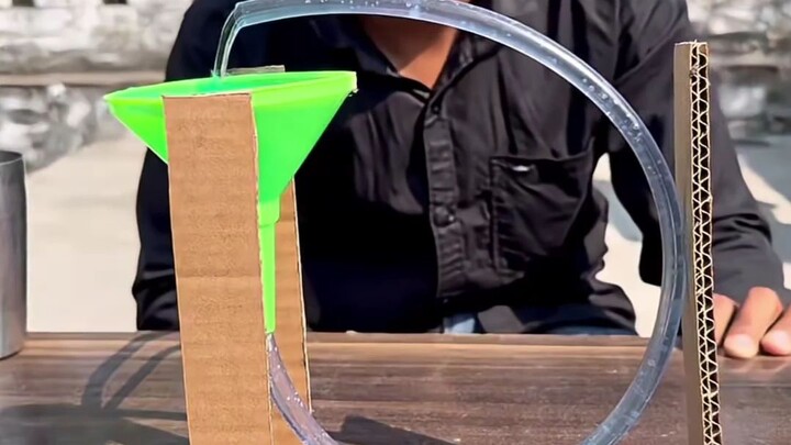 Non-Stop Water Machine Experiment | Unlimited Flow Physics Trick! 🌊⚡