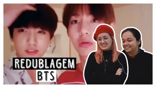 REAGINDO À VÍDEOS DE REDUBLAGEM DO BTS | PARTE 3