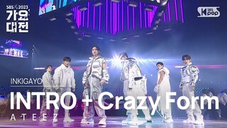 ATEEZ (에이티즈) -  INTRO + Crazy Form(미친 폼) @가요대전  GayoDaejeon 20231225