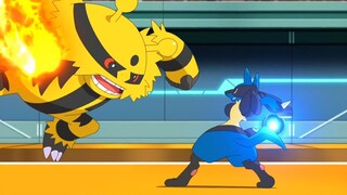 Denji(Elecible/Electivire) Vs (Ash/Satoshi)Lucario- Pokemon (2019)