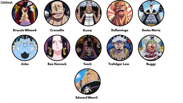 Semua Sichibukai di One Piece dalam 8 menit