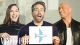 Ryan Reynolds, Gal Gadot & Dwayne Johnson Test How Well They Know Each Other | Vanity Fair Game Show