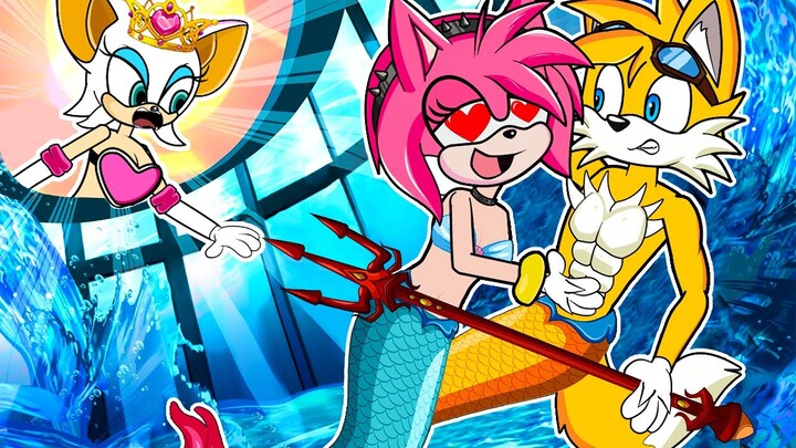 Amy Mermaid Adventures -The Journey to the Mermaid Queen Kingdom - Sonic Cartoon