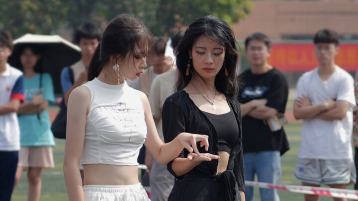 在大学的校运会上跳了真挚又名被骗去比赛喜提第二名！ 《Break My Heart Myself》翻跳