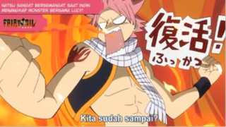 Natsu Bersemangat Kalahkan Monster!!