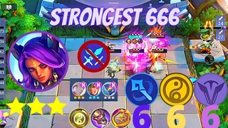 STRONGEST 666 SYNERGY RIGHT NOW COUNTER 3 STAR LING | LATE GAME ALWAYS COMEBACK WITH THIS LINE UP