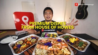 Premium dishes from House of Howes Kitchen