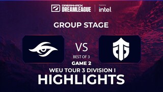 Game 2: Team Secret vs Entity (Crystallis vs Pure | BO3) DPC WEU 2022 Tour 3: Division I