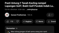 Harga Tanah Mahal Kawasan Perumahan Bukit GolfPondok Indah Hal18 (Channel Youtube: Garasi Fivehomes)