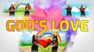 GOD'S LOVE is so wonderful | Kids Song | Happy Song | Action Song