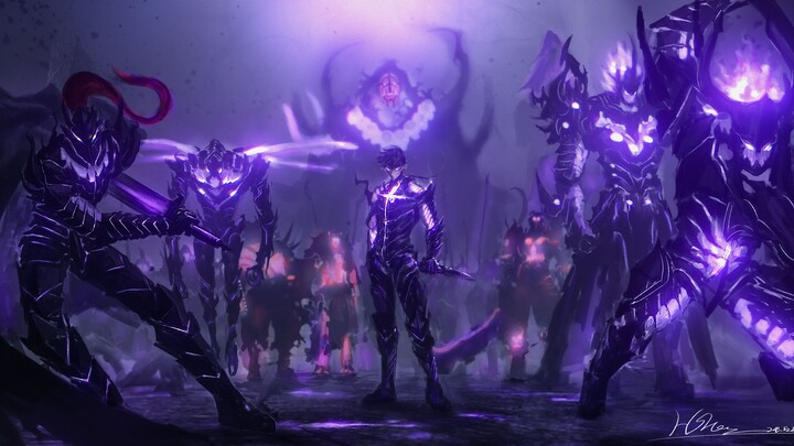 [จิตรกรรม] ฉันเลเวลอัพคนเดียว - Shadow King เปิดอาณาจักรแห่งราชา!