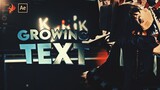 Growing Text Animation - After Effects AMV Tutorial