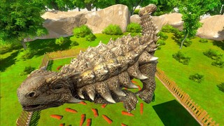 DINOSAURUS JUMPS INTO BLADE WORMS WORLD