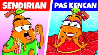 PAS SENDIRIAN VS PAS KENCAN || Momen Lucu dan Aneh oleh Sepasang Pir