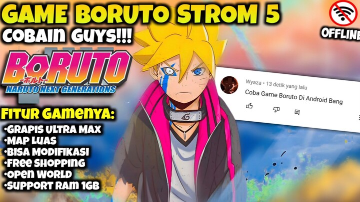 Baru! Game Boruto Strom 5 Di Android Terbaru 2023 - Cuma 200Mb & Offline,Full Character Juga