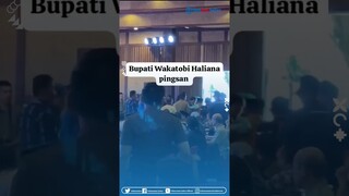 Detik-detik Bupati Wakatobi Haliana Pingsan saat Sedang Beri Sambutan di Acara SeaBRnet