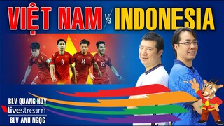 VTV6 trực tiếp U23 Việt Nam vs U23 Indonesia | Bóng đá SEA Games 31. Bình luận cùng BLV Vũ Quang Huy