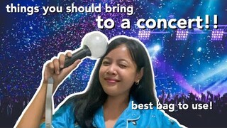 what to bring to a kpop concert or any concerts in philippines? | kpop concert essentials and tips!