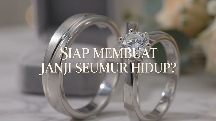Cincin nikah Janji Seumur hidup Deffansilver