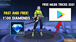 1500 FREE DIAMONDS! HOW TO GET?! USING PLAY STORE | MOBILE LEGENDS 2021