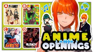 Anime Opening Quiz With 6 Choices