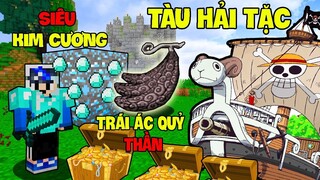 MINECRAFT VUA HẢI TẶC - TẬP 1 | TRÁI ÁC QUỶ ĐẦU TIÊN, SOLO VỚI THUYỀN TRƯỞNG VÀ QUẶNG SIÊU KIM CƯƠNG