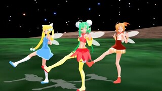 【mmd りんごの森とパラレルタウン】パラレルタウンでスターナイトスノウ