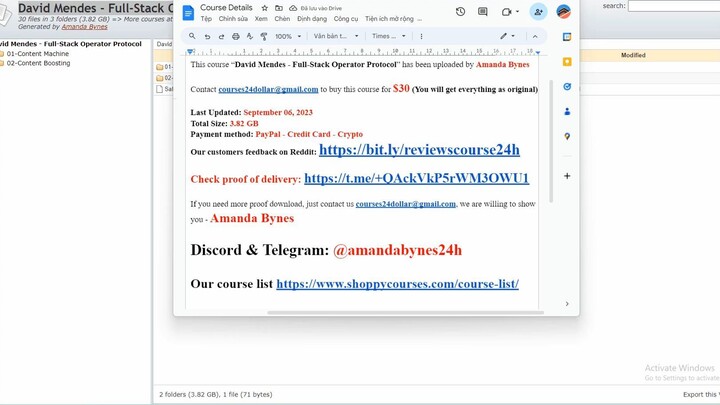 [$30] David Mendes – Full-Stack Operator Protocol