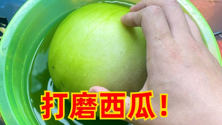 It is said online that watermelon can be polished into the shape of a ruby. Is this true?