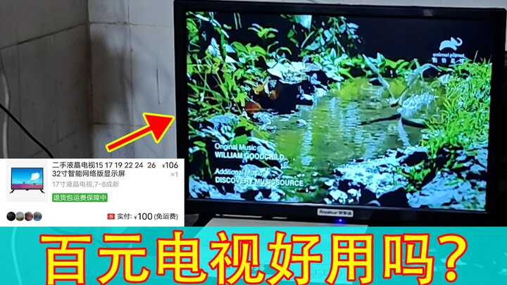 100块的电视？？？