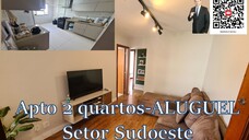 Setor #Sudoeste #aluguel - apto 2 quartos- vazado - qd 02 - Setor Econômico #sudoeste #brasilia #df