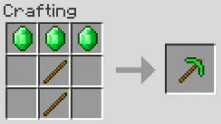 Minecraft UHC but you can craft items from any block..