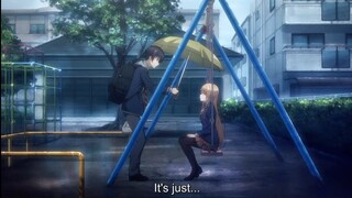 Amane giving his umbrella to mahiru | Angel Next door #whoisstrongest
