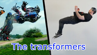 Nick ยอดนักวิ่งปาร์กัวร์จำลองท่ายากในเรื่อง Transformers