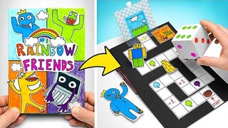 Amazing And Unique DIY Roblox Rainbow Friends | 7 Game Books