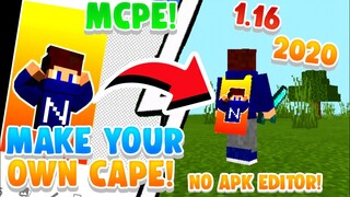 HOW TO MAKE YOUR OWN CAPES IN MCPE | WITHOUT APK EDITOR | FREE DOWNLOAD