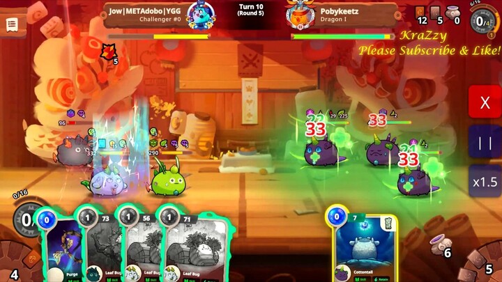 AXIE ORIGIN SUSTAIN TEAM IN TOP LB RARE ERA SEASON 7