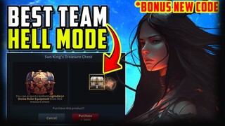 [NEW CODE] BEST TEAM WORTH Invest for Hell Mode - Gods Raid Team Battle RPG