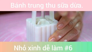 Bánh trung thu sữa dừa nhỏ xinh dê làm phần 6