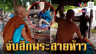 ผ้าเหลืองห้าวจัด! ท้าดวลหมัดตำรวจ ตรวจฉี่พบม่วงตามคาด | ข่าวเย็นอมรินทร์ | 24 ก.ค. 67